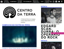 Tablet Screenshot of centrodaterra.com.br